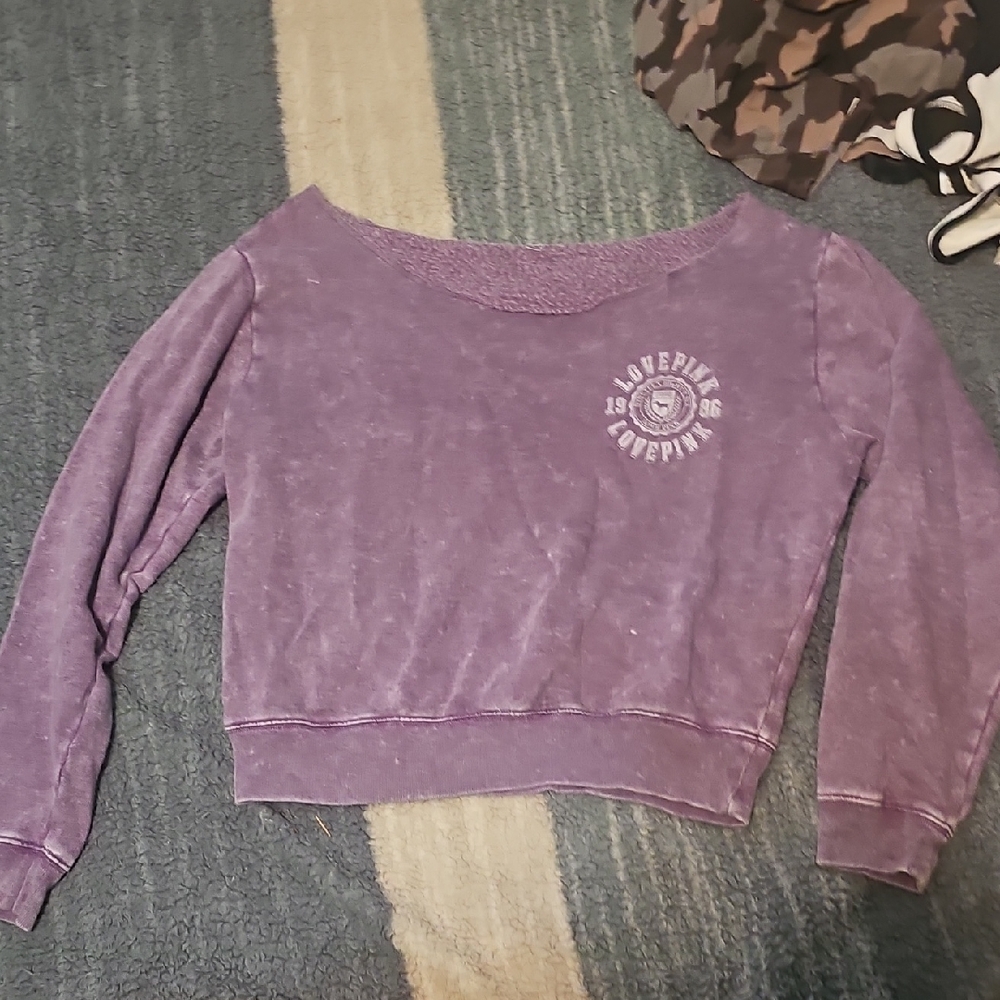 PINK Victoria's Secret Lavender Sweatshirt